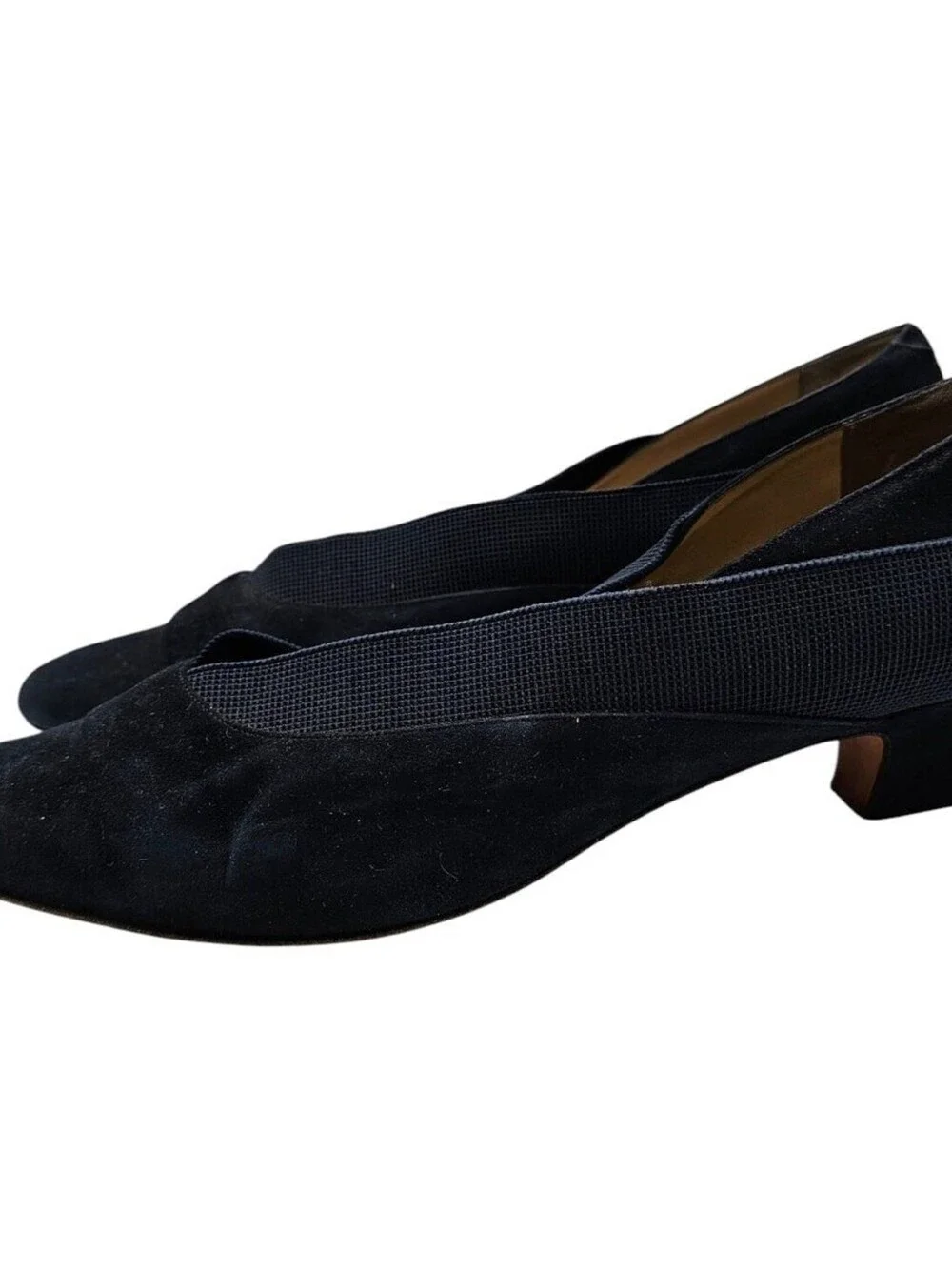 Sesto Meucci Shoes Sz 9M Pumps BLUE Suede Slip On Heels Italy